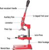 Citrus Pomegranate Juicer Labor-saving Manual Fruit Juicer Press Fruit Squeezer with Stable Non-slip Base, Red