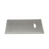 Stainless Steel Scraper Cake Icing Smoother Four Sided Scraper Cake Decorating Comb Baking Tool